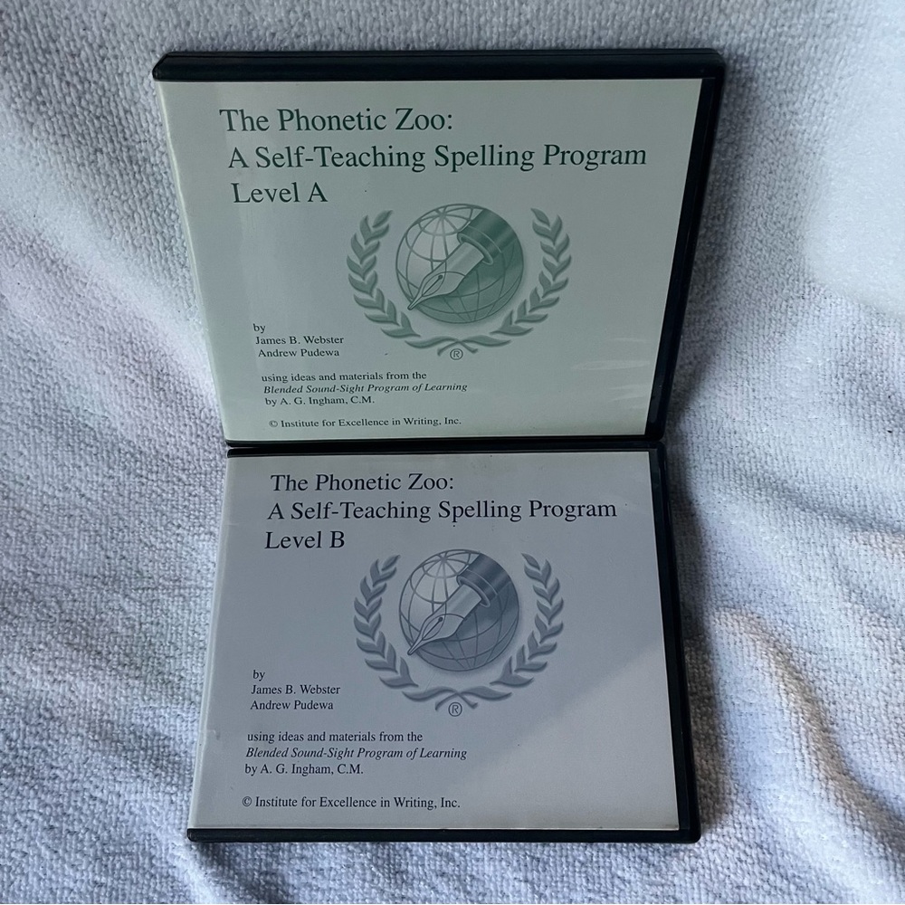 IEW The Phonetic Zoo Spelling Program Levels A & B Audio CDs Homeschool Set